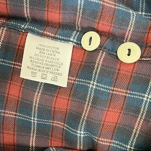 Faherty Mens Long Sleeve Ventura Button Up Shirt Size XXL Dusty Rose Country NWT - Picture 4 of 8